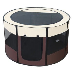 Cat house cat cage Reinforced scratch-resistant rubber mesh thickened circular fence White